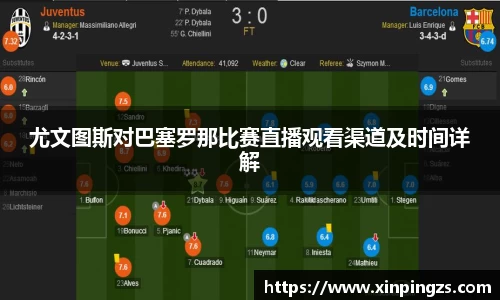 尤文图斯对巴塞罗那比赛直播观看渠道及时间详解